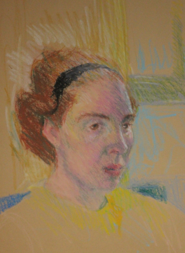 Untitled - Portrait of Janis Segedin (c1965) by Leopold Segedin