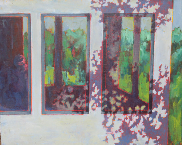 View Through My Kitchen Window by Leopold Segedin