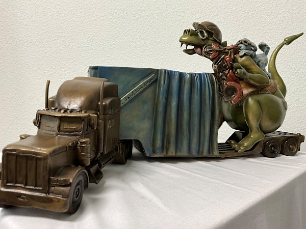 Wide Load . Tractor Trailer by Jacinthe Lacroix