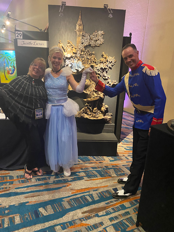 MASTER SCULPTOR AND ARTIST JACINTHE LACROIX. EXHITION HIGHLIGHTS:  DISNEY VIP FINE ART SHOW EVENTS by JACINTHE LACROIX. MASTER SCULPTOR AND ARTIST