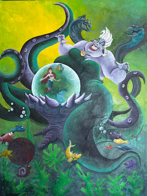 WAVE OF DECEPTION (URSULA) by JACINTHE LACROIX. MASTER SCULPTOR AND ARTIST