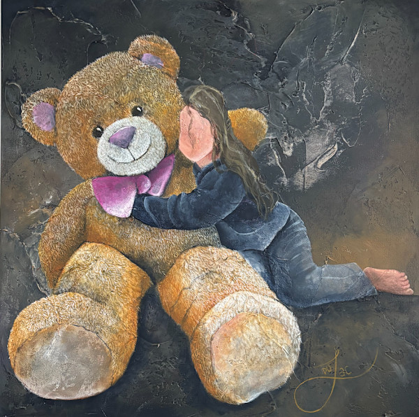 BEAR HUGS & SWEET DREAMS. by JACINTHE LACROIX. MASTER SCULPTOR AND ARTIST