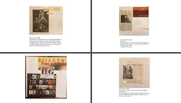 YOU'VE HAD MANY SOLO, GROUPE AND GALLERY EXHIBITIONS. HOW DO YOU FEEL ABOUT THOSE EXPERIENCES AND CREATING ARTS IN FRONT OF THE PUBLIC ? by JACINTHE LACROIX. MASTER SCULPTOR AND ARTIST
