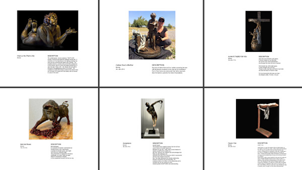 SHOW ME YOUR BRONZE FIGURATIVE COLLECTION ? by Jacinthe Lacroix-Master Sculptor and Artist