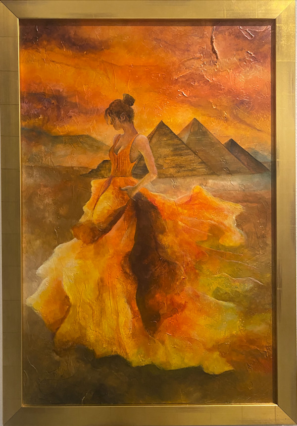 ELYSIAN FLAMES IN THE DESERT.    , by JACINTHE LACROIX. MASTER SCULPTOR AND ARTIST, Image 1.