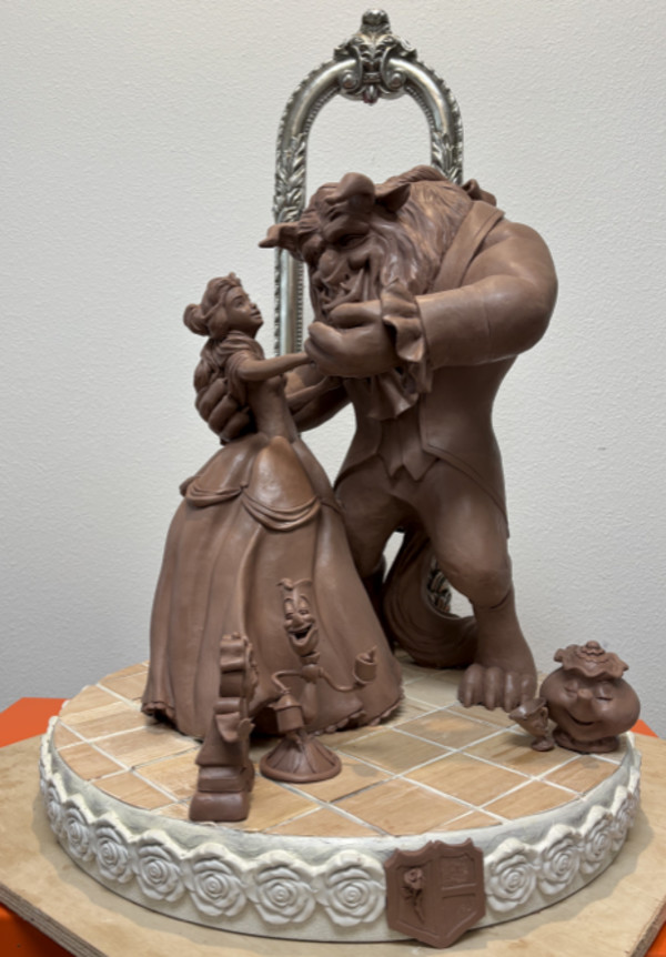 ENCHANTED WALTZ. A TALE AS OLD AS TIME. (BEAUTY AND THE BEAST) by JACINTHE LACROIX. MASTER SCULPTOR AND ARTIST, Image 2.