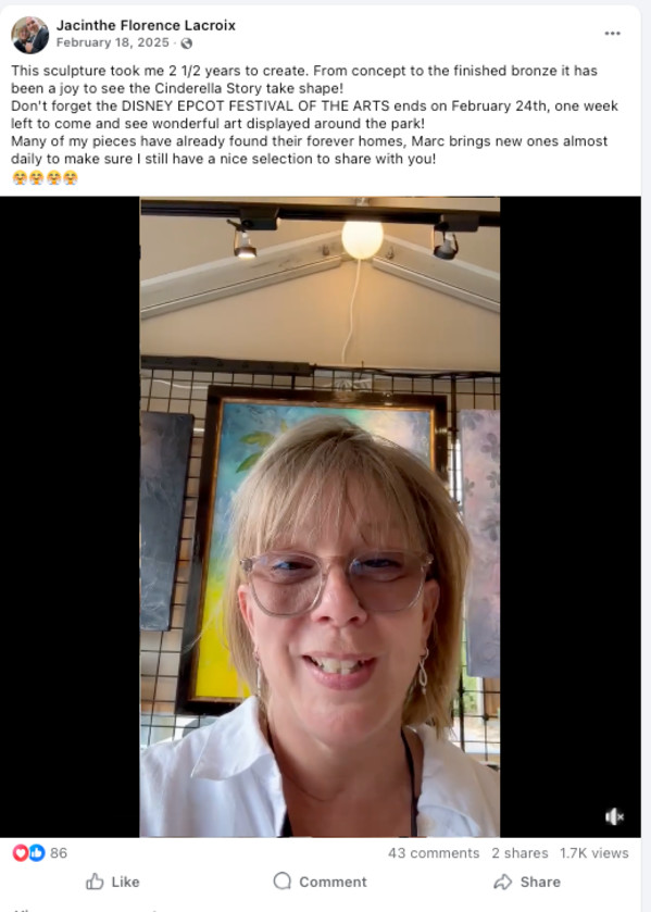 JACINTHE LACROIX. MASTER ARTIST AND SCULPTOR by JACINTHE LACROIX. MASTER SCULPTOR AND ARTIST, Image 1.