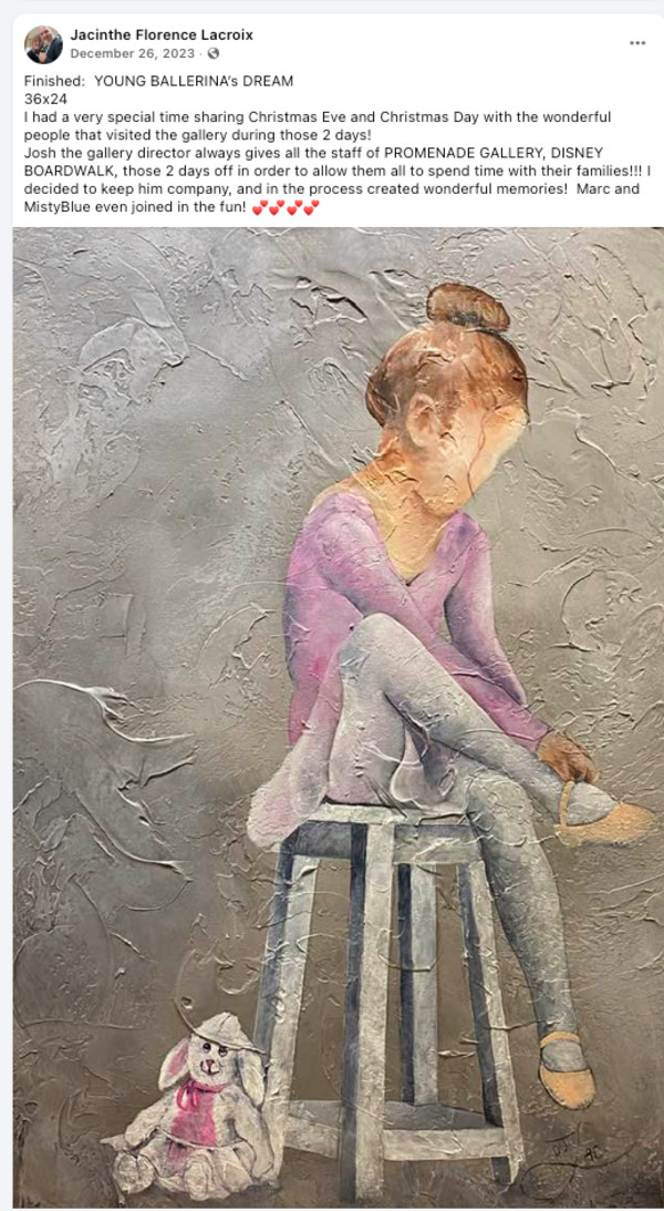 JACINTHE LACROIX. MASTER ARTIST AND SCULPTOR by JACINTHE LACROIX. MASTER SCULPTOR AND ARTIST, Image 1.