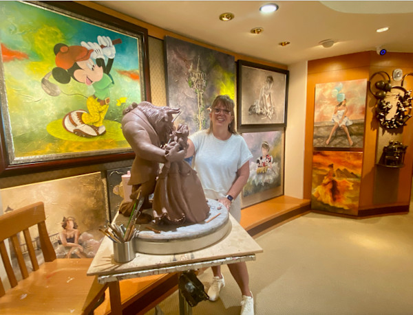 ENCHANTED WALTZ. A TALE AS OLD AS TIME. (BEAUTY AND THE BEAST) by JACINTHE LACROIX. MASTER SCULPTOR AND ARTIST, Image 13.