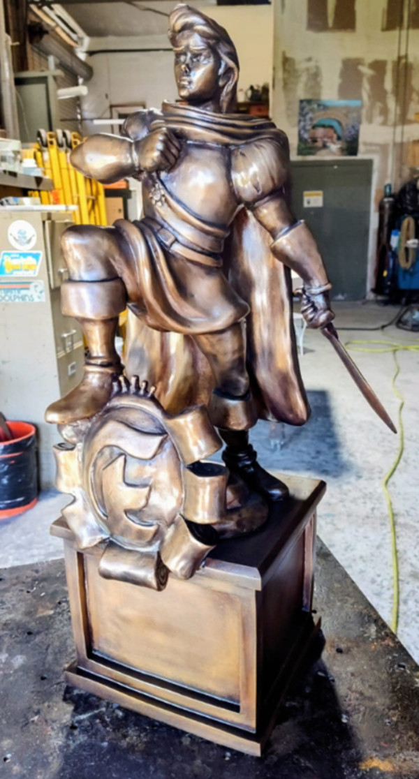GUIDED BY HER SONG (PRINCE ERIC). by JACINTHE LACROIX. MASTER SCULPTOR AND ARTIST, Image 2.