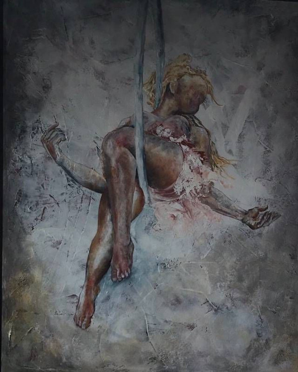 LOVE IS STRONGER THAN GRAVITY. , by JACINTHE LACROIX. MASTER SCULPTOR AND ARTIST