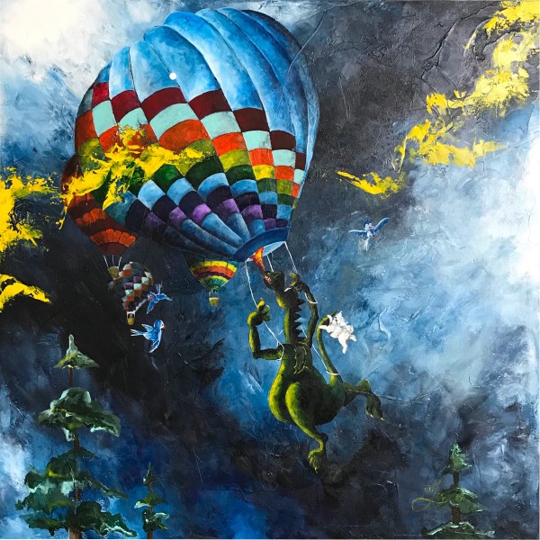 UP UP AND AWAY by Jacinthe Lacroix-Master Sculptor and Artist