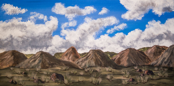 Hills & Clouds by Patricia Gould
