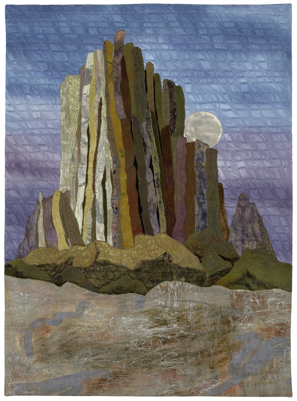 Moonrise, Shiprock by Patricia Gould
