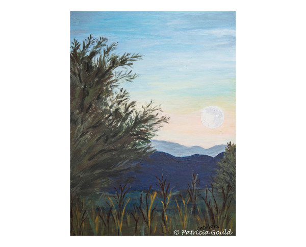 Moonrise Over the Valley by Patricia Gould