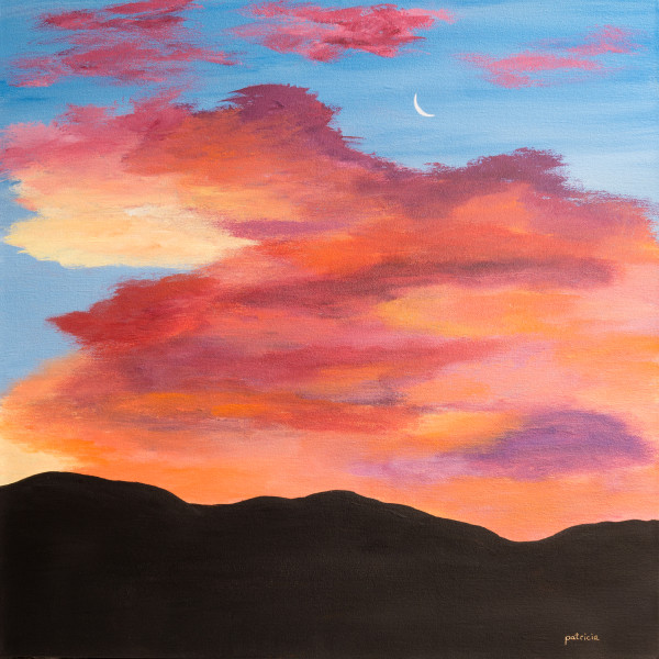 Sandia Moonrise by Patricia Gould