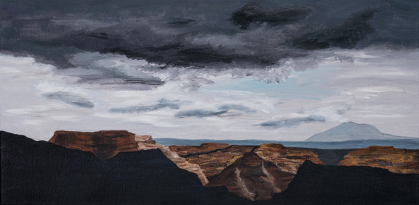 Storm Approaching the North Rim by Patricia Gould