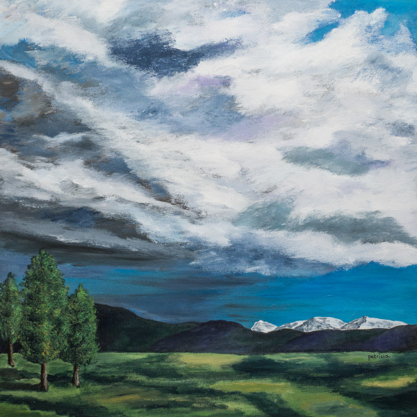 Storm Over the Valley by Patricia Gould