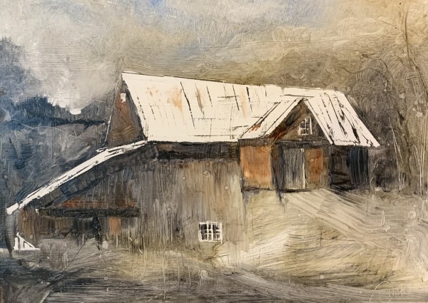Mountain Barn by Carol Dixon