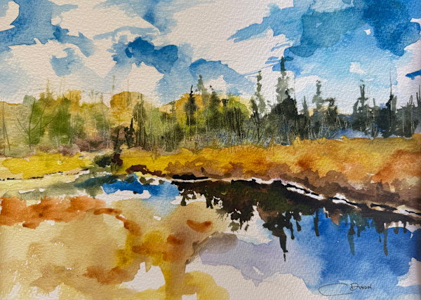 Mountain Lake by Carol Dixon