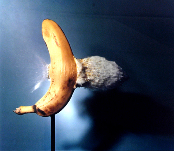 Bullet through Banana by Harold Edgerton