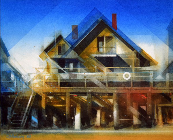 Beach House by Donald Stoltenberg