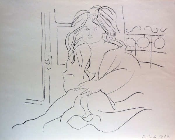 Seated Nude by Rosemary Beck