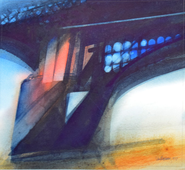 Black Friars Bridge by Donald Stoltenberg