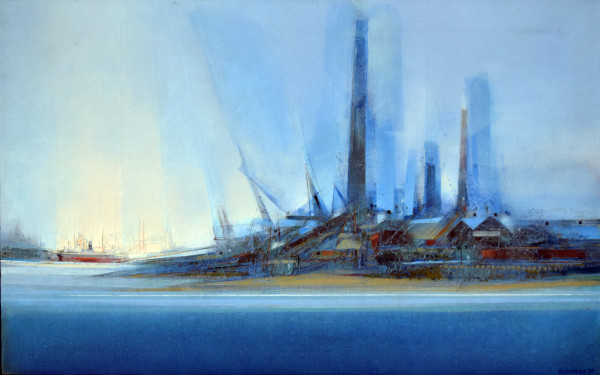 Boat Yard by Donald Stoltenberg