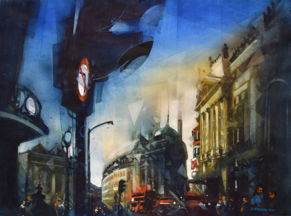 Piccadilly Circus by Donald Stoltenberg