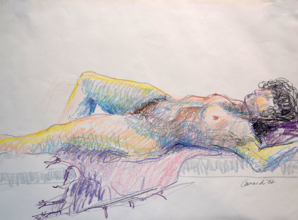 Reclining Nude by Armaud