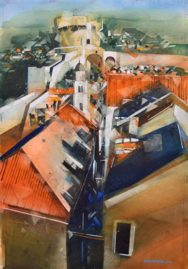 Dubrovnik Roofs by Donald Stoltenberg