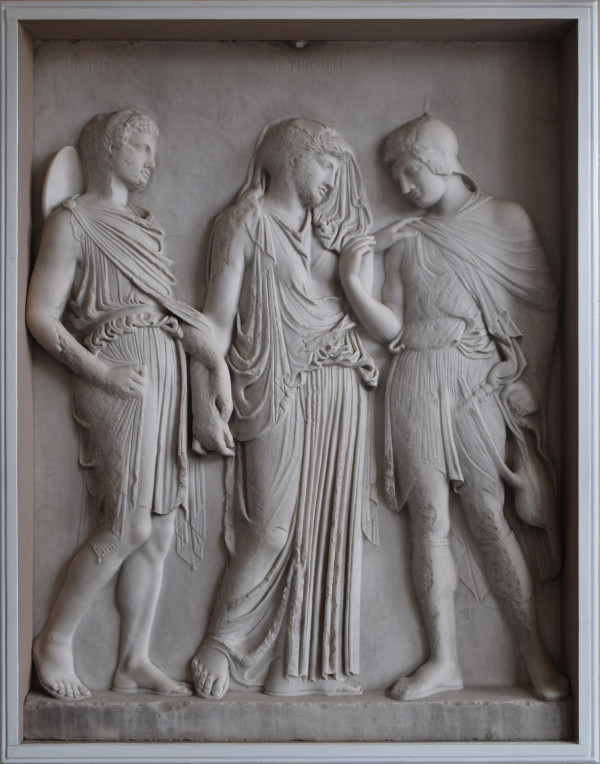 Hermes, Eurydice and Orpheus by Unknown