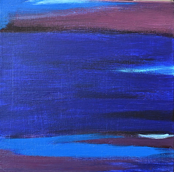 Untitled (Blue Abstraction) by Kimberley Von Idersten, Image 1.