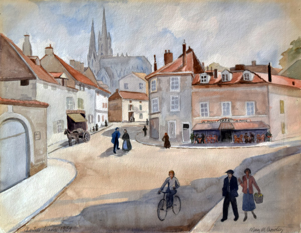 Chartres, France by Mary Crowley