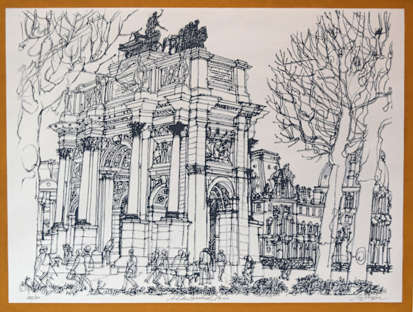Arc du Carrousel by Franklin McMahon