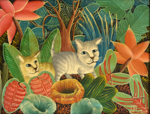 Two Cats by Fritz Merise
