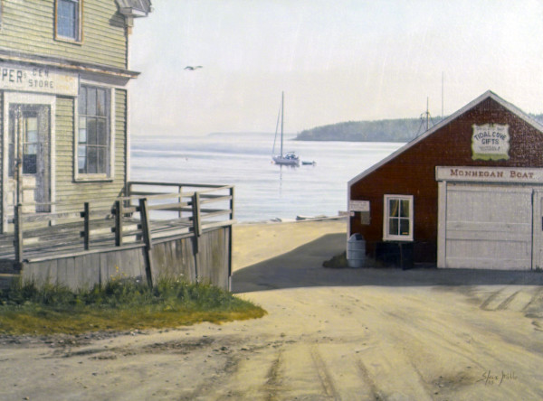 To Monhegan by Steve Mills
