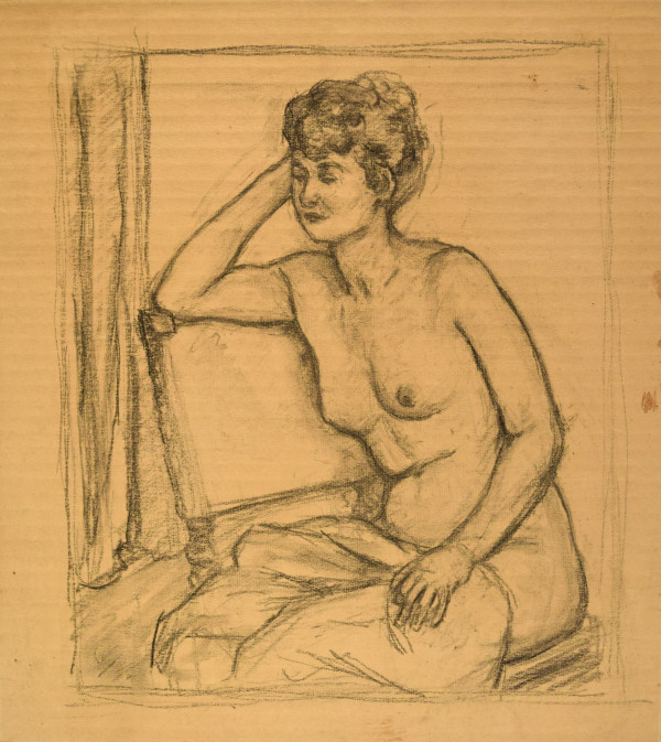 Female Nude, seated by Arthur Colen