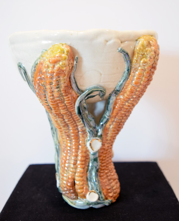 Corn Vase by Dorothy Pulsifer