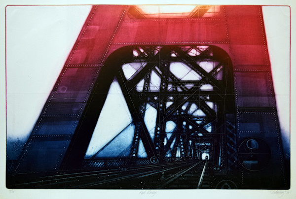 Rail Bridge by Donald Stoltenberg