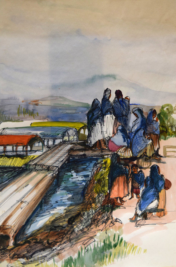Untitled (Village Overlook) by Llewellyn Rinald