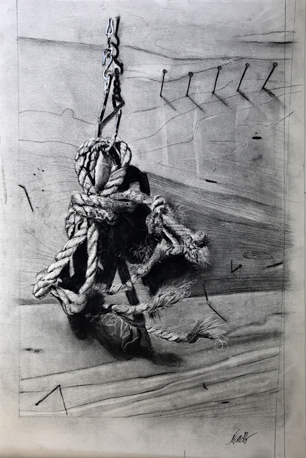 Rope (Study) by Nancy McCadden O'Brien
