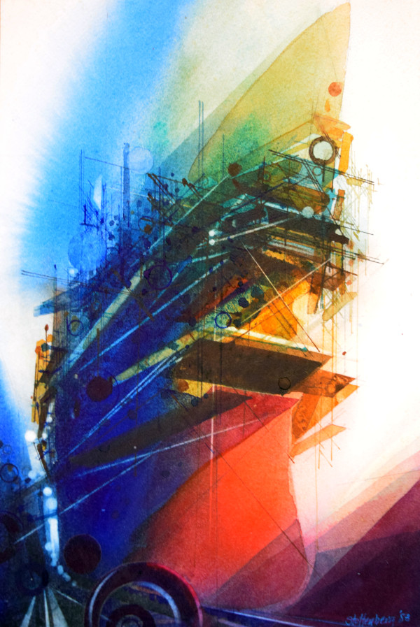 Ship Scaffolding Study by Donald Stoltenberg
