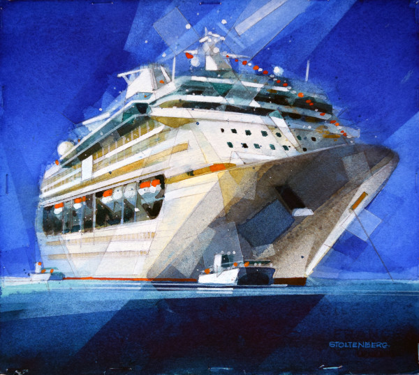 Splendor of the Seas (Study 2) by Donald Stoltenberg