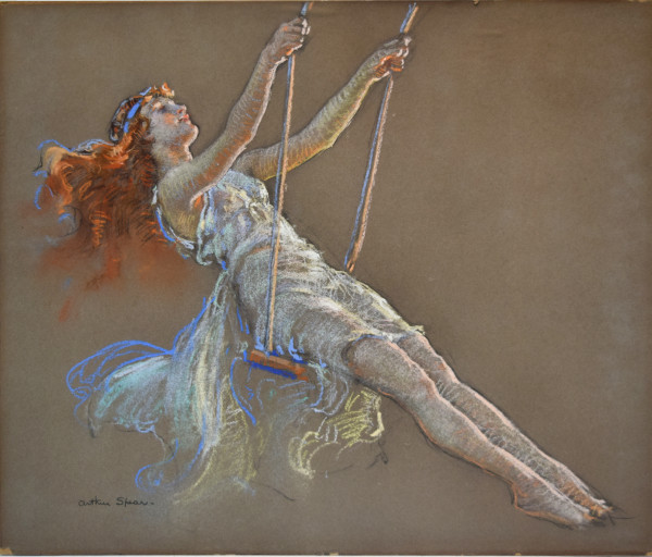 Girl on a Swing by Arthur Spear