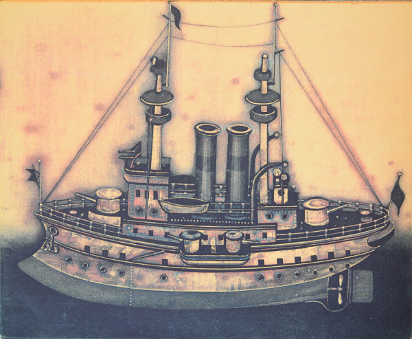 Toy Battleship by Donald Stoltenberg