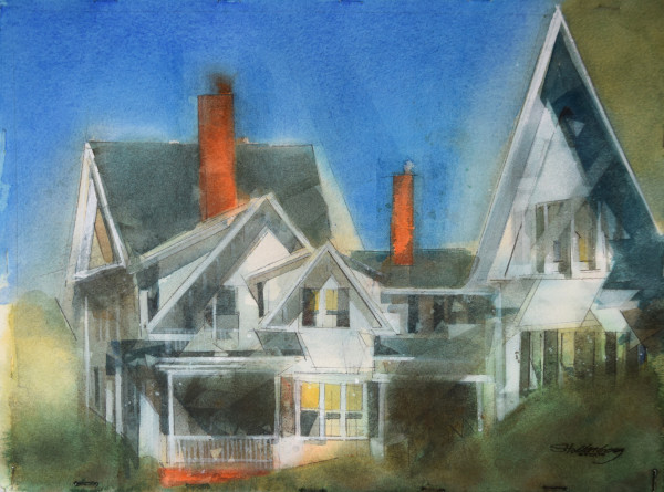 Untitled (Houses) by Donald Stoltenberg
