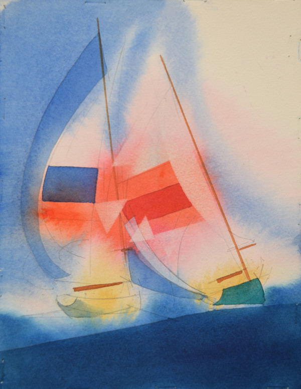 Untitled (Sails) by Donald Stoltenberg