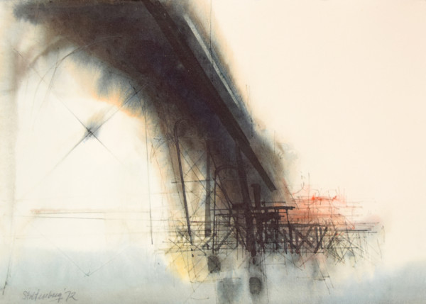 Untitled (Pier Study) by Donald Stoltenberg